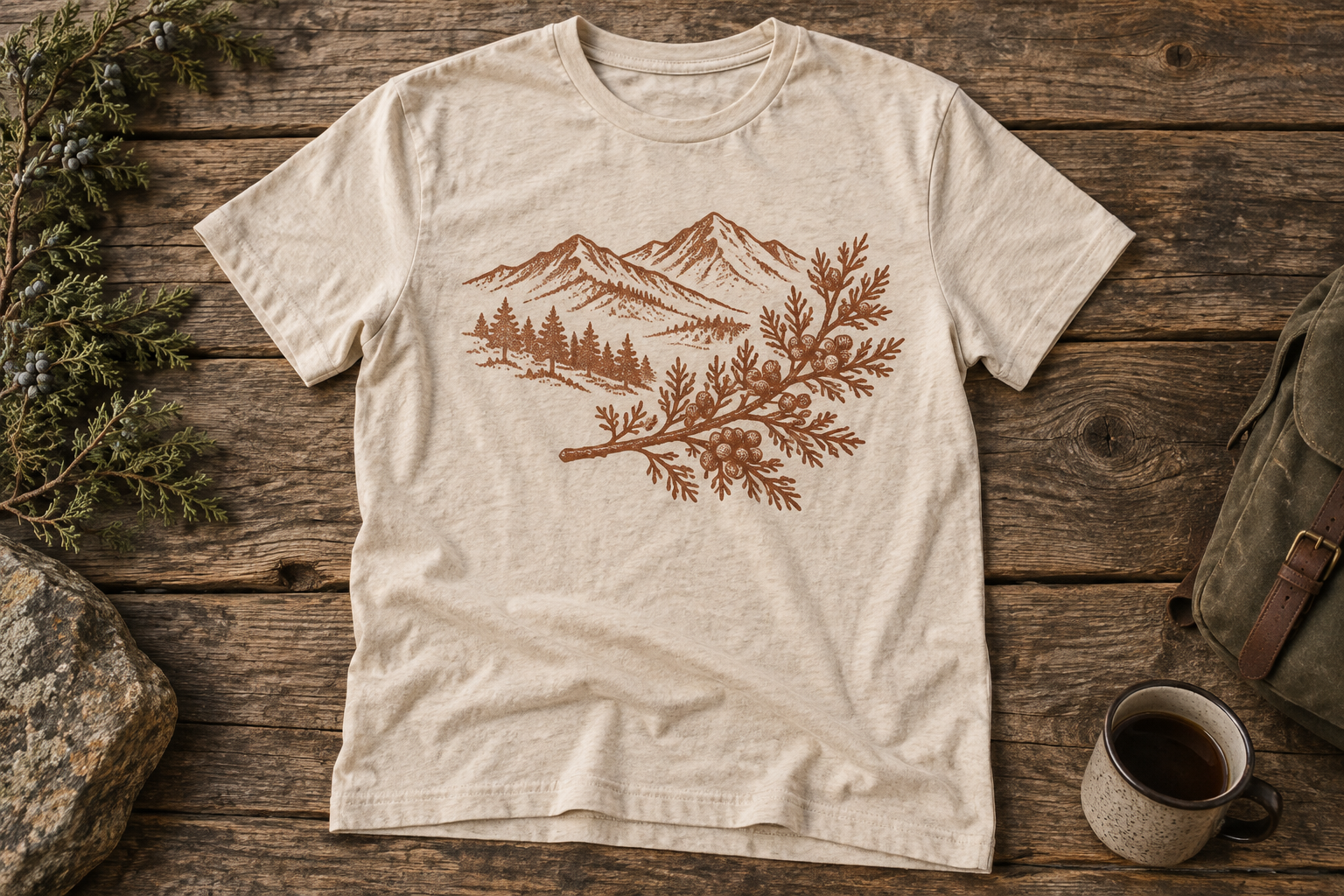 Juniper Hollow Screen-Printed Tee