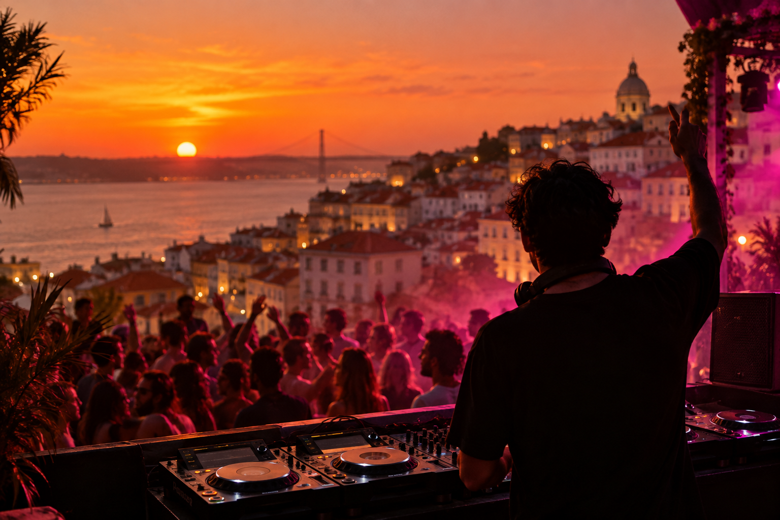 Sunset heat. After-dark energy.